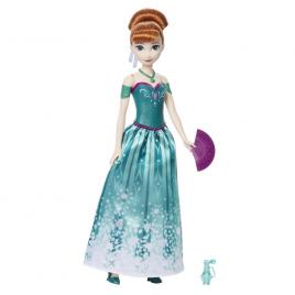 Papusa anna cu evantai disney frozen spin and reveal