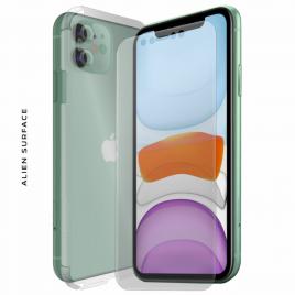 Folie alien surface hd, apple iphone 11, protectie fata,spate,laterale + alien fiber cadou