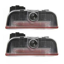 Set 2 holograme led pentru portiere, audi/bmw/vw