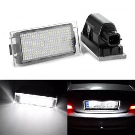 Set 2 lampi iluminare numar, 18 led, renault