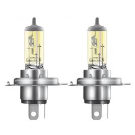 Set 2 becuri auto halogen h4 osram, 2 faze, 120/110w, 3200k, 12v