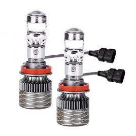 Set 2 x becuri auto led h11, canbus, lupa, 400w/set