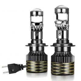 Set 2 x becuri auto led h7, canbus, lupa, 400w/set
