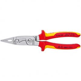 Cleste pentru instalatii electrice 1000v vde knipex 13 86 200