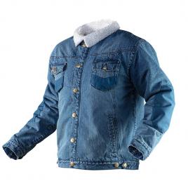 Geaca de lucru denim nr.l/52 neo tools 81-557-l
