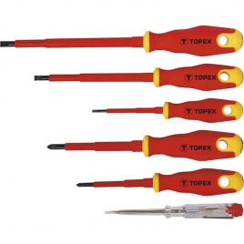 Set surubelnite de 1000v vde topex 39d673