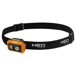 Lanterna frontala reincarcabila 500 lm usb cob led 12 buc neo tools 99-115