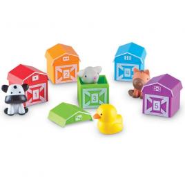 Joc educativ - de-a v-ati ascunselea cu animalutele de la ferma