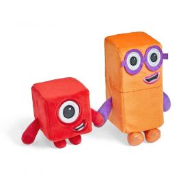 Set mascote din plus numberblocks - unu si doi