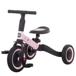 Tricicleta si bicicleta chipolino smarty 2 in 1 light pink