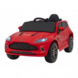 Masinuta electrica cu telecomanda aston martin dbx, roti eva, scaun tapitat, 105x62x48 cm, putere 100w - rosu