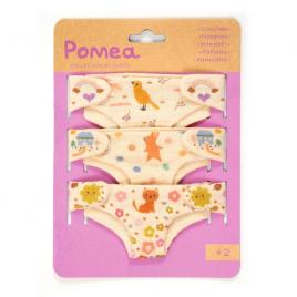 Set 3 scutece pentru papusi bebelus, colectia pomea, djeco