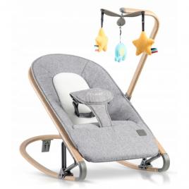 Balansoar pentru copii 2 in 1 cu jucarii, nukido 705300, gri