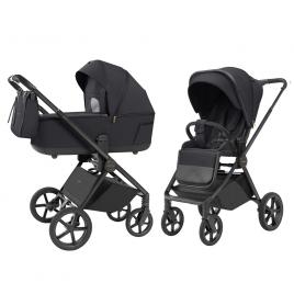 Carucior copii 2 in 1 reversibil, protectie uv spf 50, carrello ultra 2025 basalt black