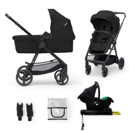 Carucior copii 4 in 1 kinderkraft newly classic black