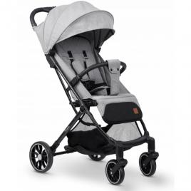 Carucior sport pentru copii, 78 x 33 x 104 cm, nukido paseo, gri deschis