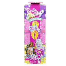 Papusa barbie party unboxed reveal bruneta