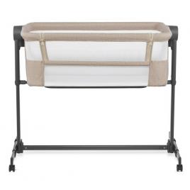 Patut co-sleeper kinderkraft bedside cot neste up 2 beige
