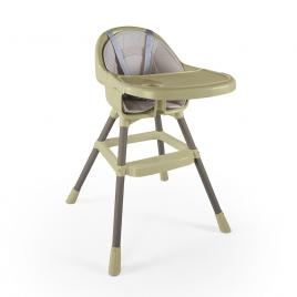 Scaun de masa premium cu perna - verde eco