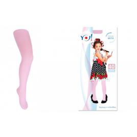 Dres subtire 40 den roz, pentru fetite (marimi dresuri: 10-12 ani)