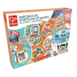 Kit de creat magneti pentru copii cu tematica spatiu 17 piese
