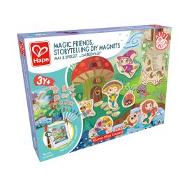 Kit de creat magneti tematica fantasy pentru copii 17 piese