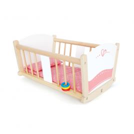 Leagan pentru papusi din lemn rock-a-bye hape