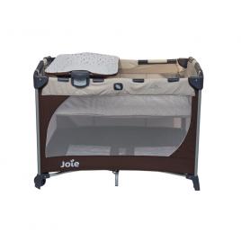 Patut pliant commuter change beige dots joie cu cosulet detasabil inclus