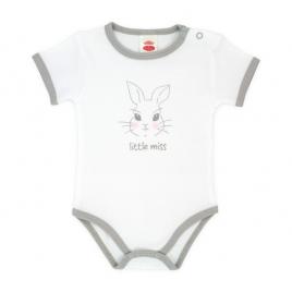Body alb cu manecute scurte - colectia jumper - haine bebe (marime disponibila: