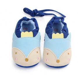 Botosei bebelusi albastri - cap de vulpita (marime disponibila: 6-9 luni