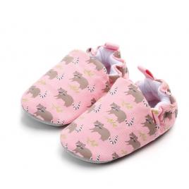 Botosei roz - ratonel (marime disponibila: 3-6 luni (marimea 18 incaltaminte))