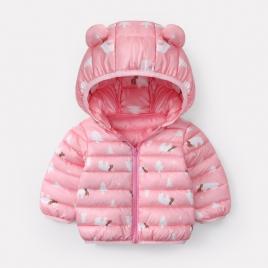 Geaca din fas roz - ursii polari (marime disponibila: 3 ani)