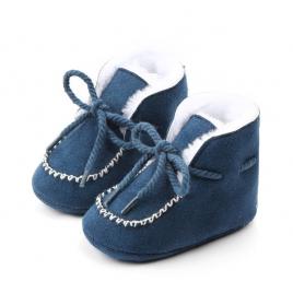 Ghetute imblanite cu siret - bleumarine (marime disponibila: 3-6 luni (marimea