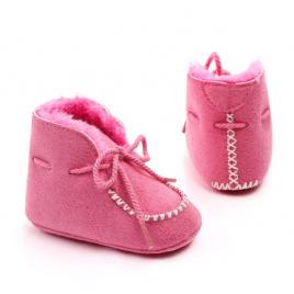 Ghetute imblanite cu siret - roz (marime disponibila: 6-9 luni (marimea 19