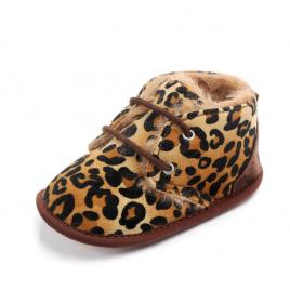 Ghetute imblanite pentru fetite - leopard (marime disponibila: 6-9 luni