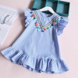 Rochita fetite - ciucurasi colorati (marime disponibila: 12-18 luni (marimea 21