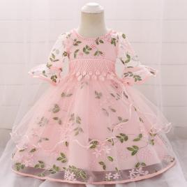 Rochita ocazie - princess garden (marime disponibila: 6-9 luni (marimea 19