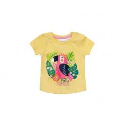 Tricou fetite cu imprimeu (marime disponibila: 0-3 luni)