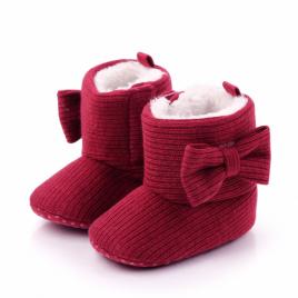 Cizmulite visinii cu fundita (marime disponibila: 9-12 luni (marimea 20