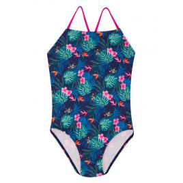 Costum de baie pentru fetite - exotic (marime disponibila: 3-4 ani)