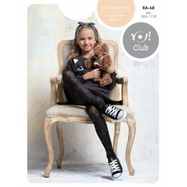 Dres cu pisicute argintii 40 den (culoare: bleumarine, marimi dresuri: 3-5 ani)