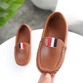 Mocasini maro baietei - pirates (marime disponibila: marimea 25)