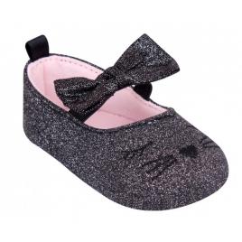 Pantofiori sclipitori - pisicuta (marime disponibila: 0-6 luni)