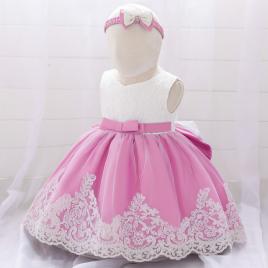 Rochita ocazie cu dantela (marime disponibila: 6-9 luni (marimea 19