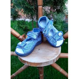 Sandalute pentru baietei din blugi - super boy (marime disponibila: marimea 20)