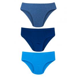 Set de trei chilotei uni pentru baieti (marime disponibila: 5-6 ani)