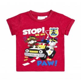 Tricou baietei - stop! (marime disponibila: 6-9 luni (marimea 19 incaltaminte))