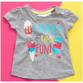 Tricou fetite - summer time (marime disponibila: 9-12 luni (marimea 20