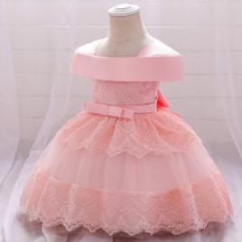 Rochita eleganta roz - alma (marime disponibila: 6-9 luni (marimea 19