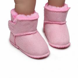 Cizmulite roz imblanite - season (marime disponibila: 3-6 luni (marimea 18